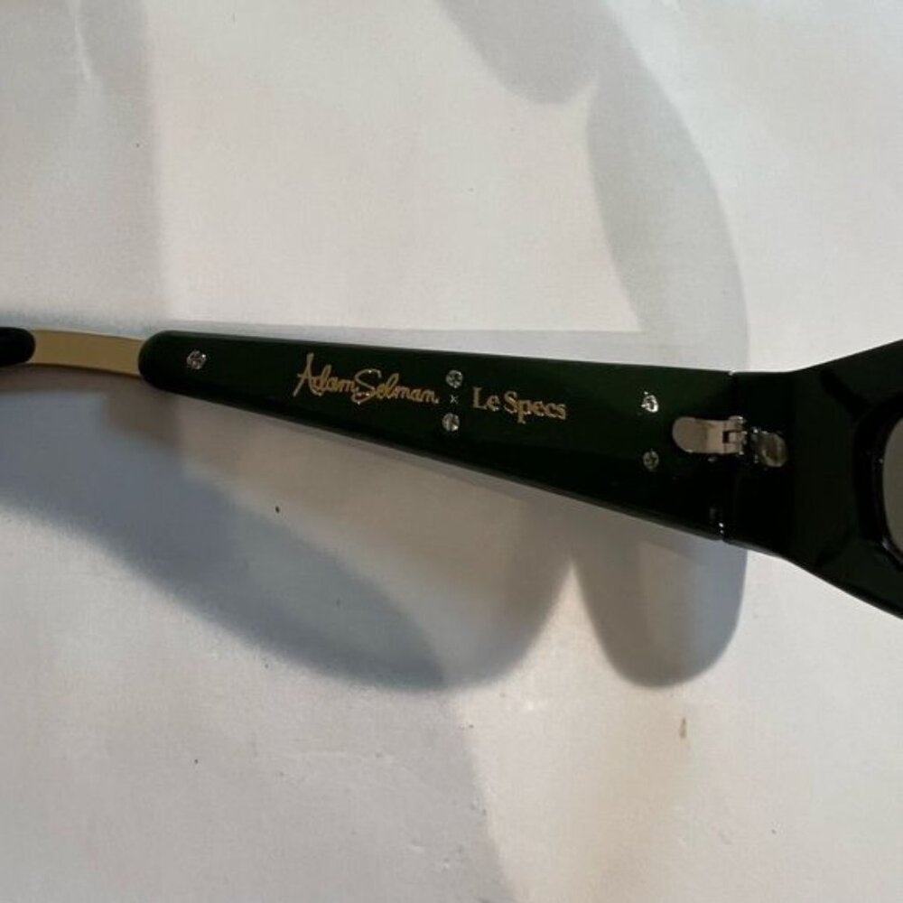 Adam Selman X Le Specs The Edge In Army Green/Gold - image 7